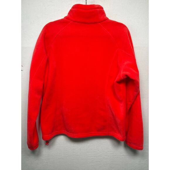 Columbia Fleece Full Zip Jacket, New Without Tags - Hot Pink/Orange, XL - Picture 2 of 4